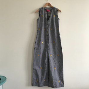 Lazy Oaf Mr. Happy Stripe Jumpsuit